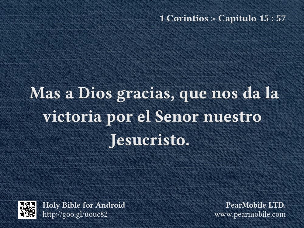 1 Corintios, Capítulo 15:57
